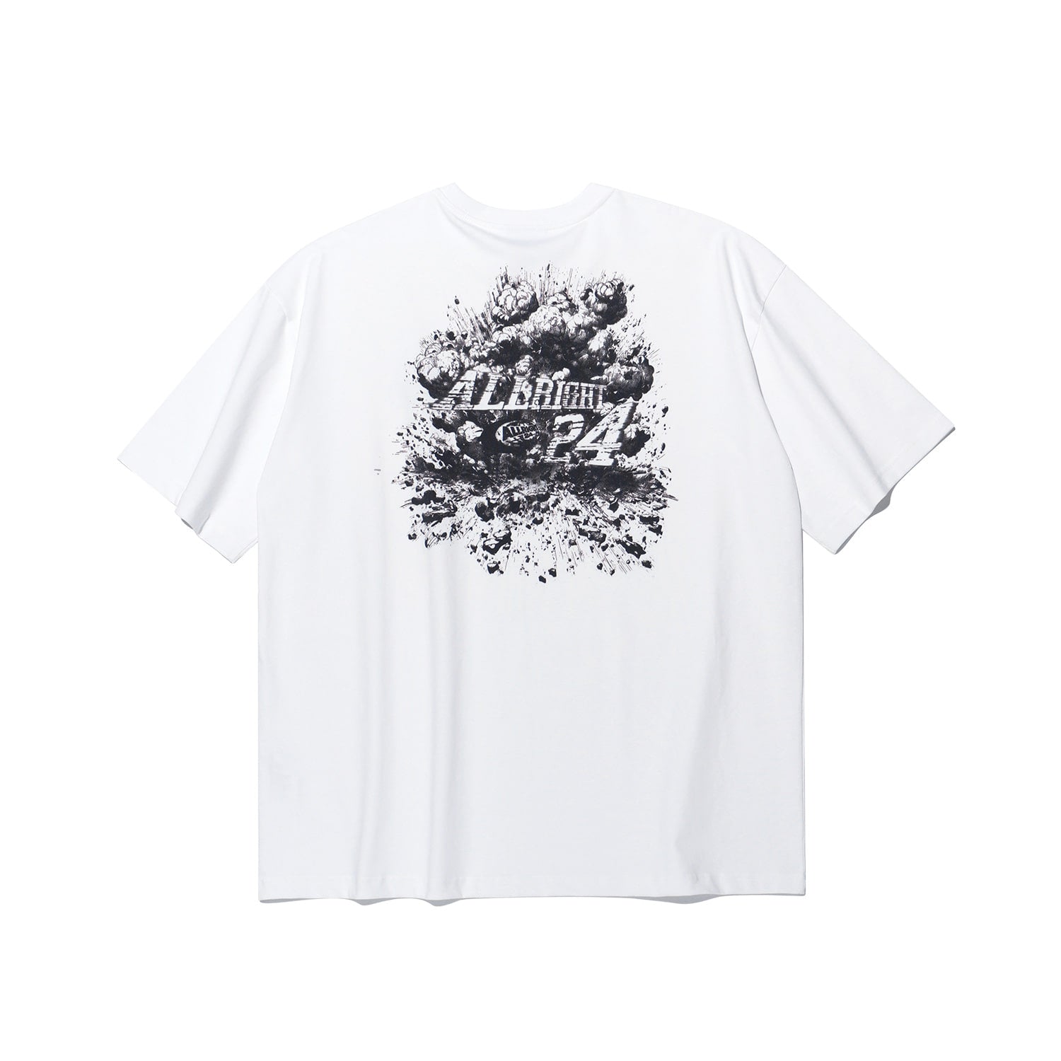 เสื้อยืด ALLRIGHT Night Overfit (สีขาว)