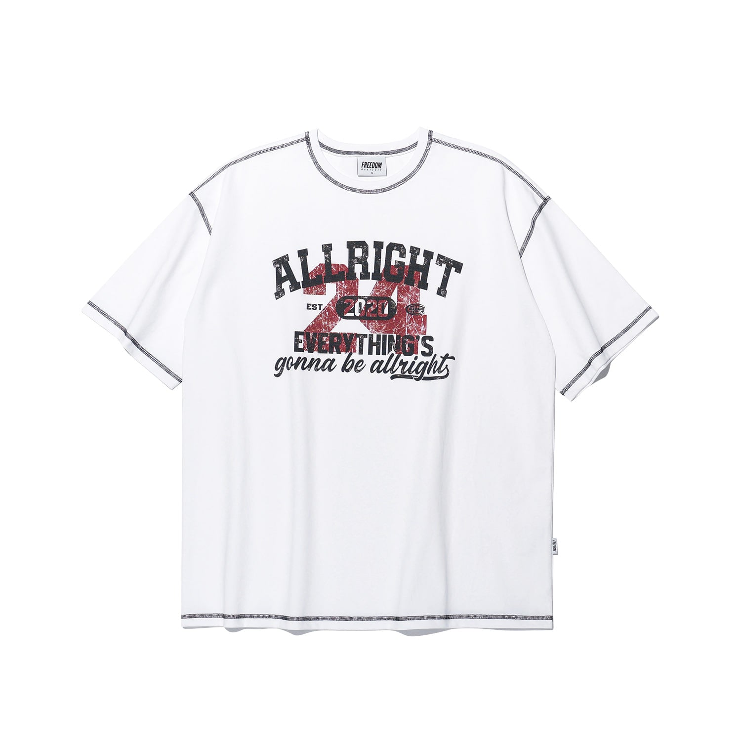เสื้อยืด ALLRIGHT Basic (สีขาว)