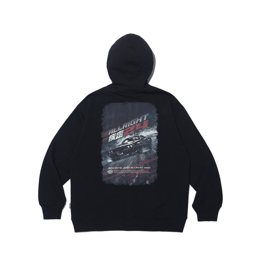 เสื้อฮู้ด ALLRIGHT Run (สีดำ)