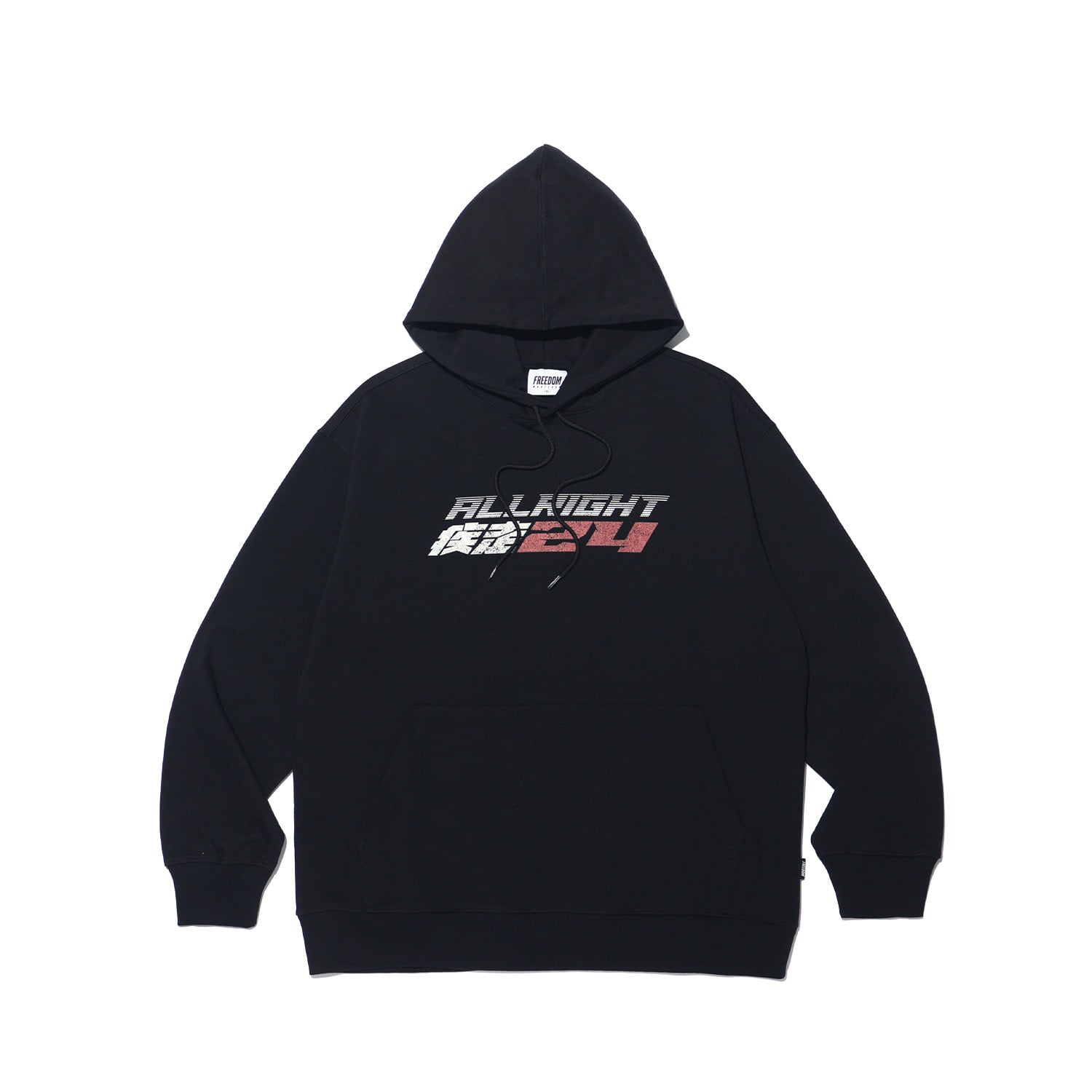 เสื้อฮู้ด ALLRIGHT Run (สีดำ)