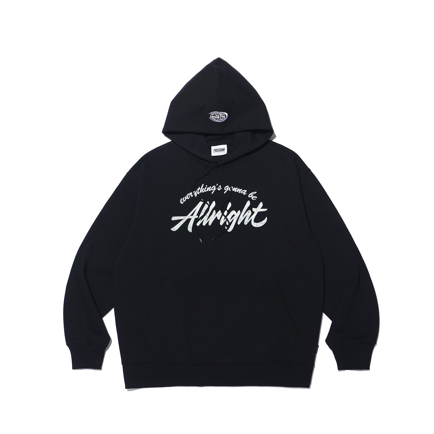 ALLRIGHT เสื้อฮู้ด Varsity (สีดำ)