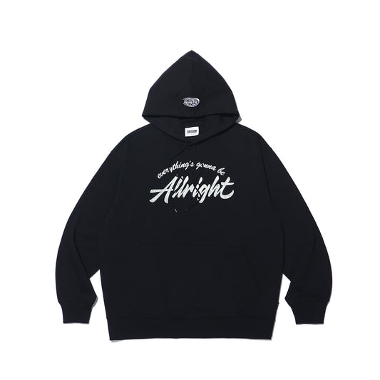 ALLRIGHT เสื้อฮู้ด Varsity (สีดำ)
