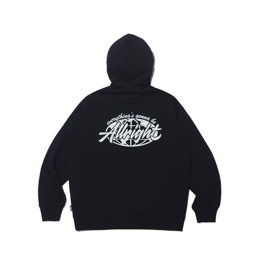 ALLRIGHT เสื้อฮู้ด Varsity (สีดำ)