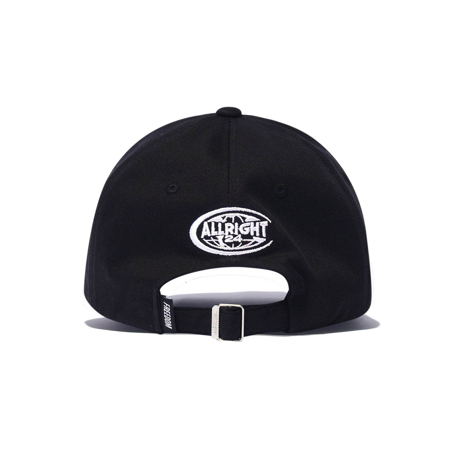 ALLRIGHT หมวกแก๊ปทรงกลม (สีดำ)