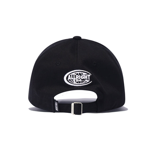 ALLRIGHT หมวกแก๊ปทรงกลม (สีดำ)