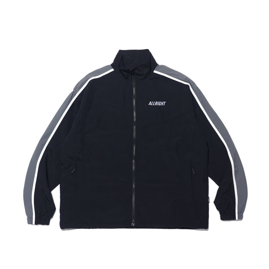 ALLRIGHT เสื้อแจ็กเก็ต Windbreaker รุ่น Sideline (สีดำ)