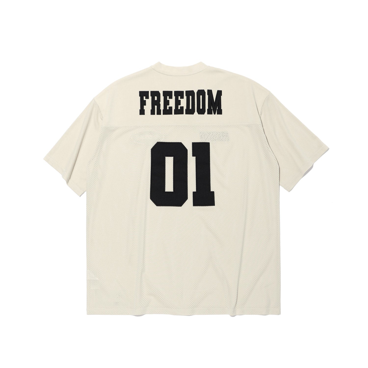 เสื้อรักบี้ตาข่าย FREEDOM (สีครีม)
