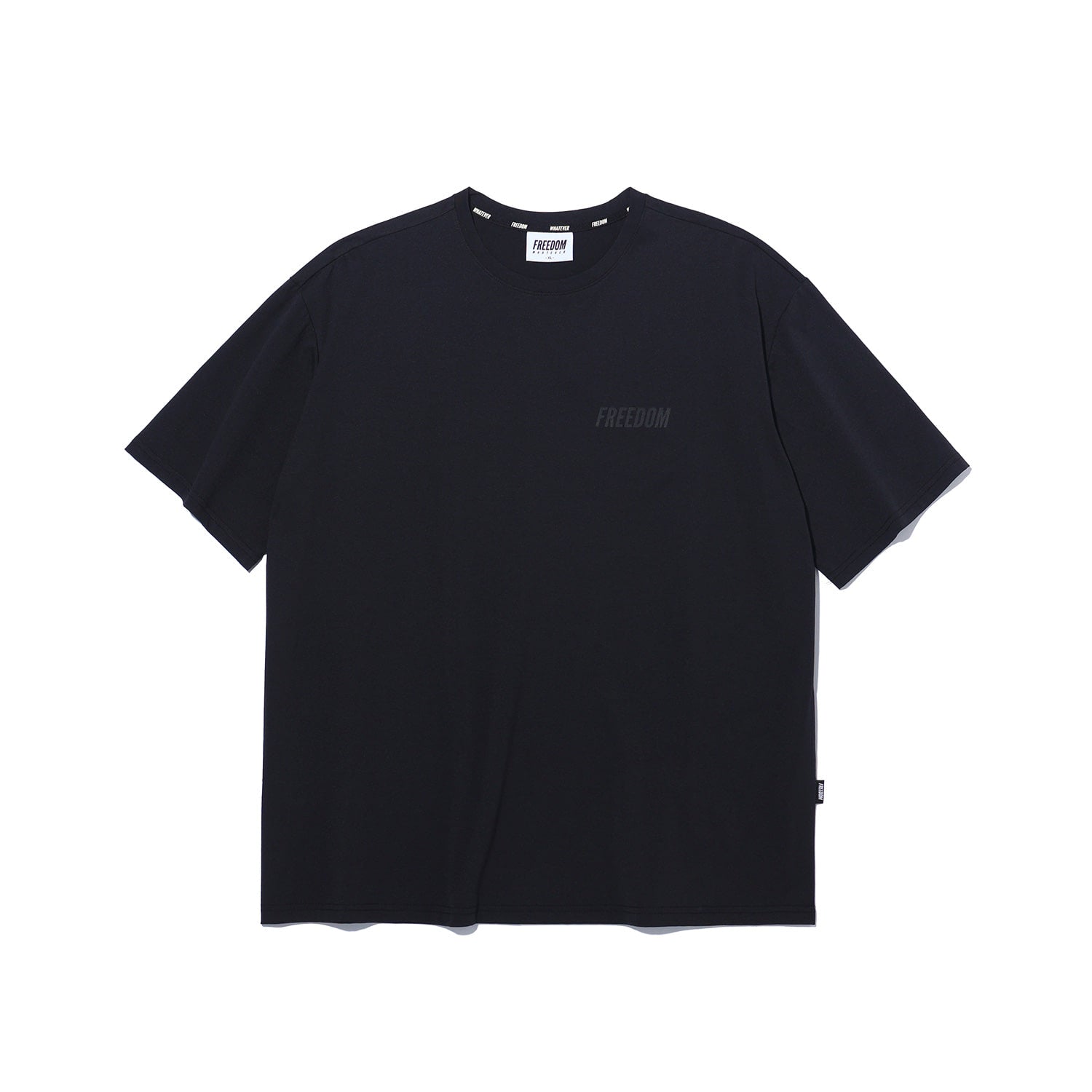 เสื้อยืดโอเวอร์ไซส์ทรงเบสิก (สีดำ)