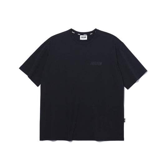 เสื้อยืดโอเวอร์ไซส์ทรงเบสิก (สีดำ)