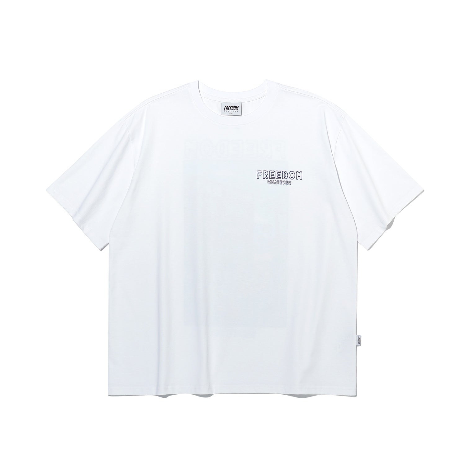เสื้อยืดพิมพ์ลายกล้ามเนื้อสัตว์ (สีขาว)