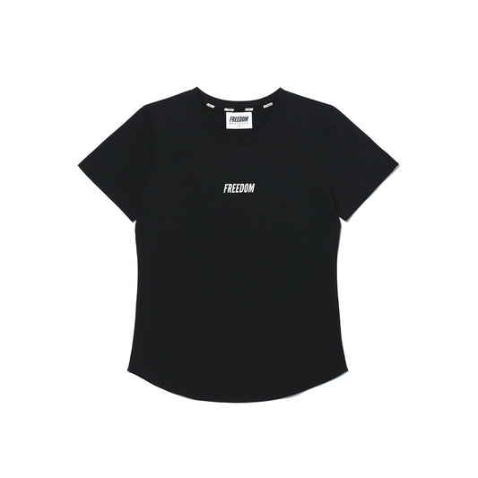 เสื้อยืดออกกำลังกายผู้หญิง (สีดำ)