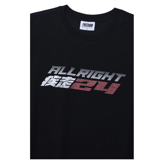 ALLRIGHT เสื้อยืด Run Overfit (สีดำ)