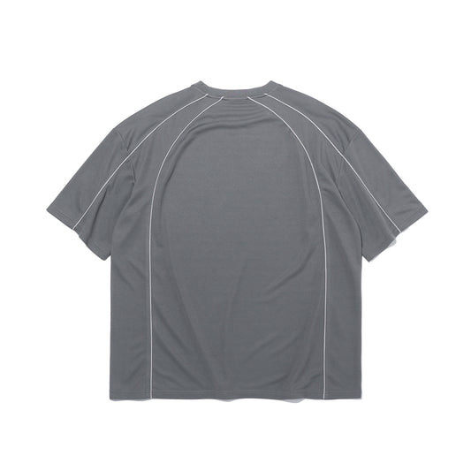 เสื้อยืด Air Mesh ทรงผ่า (สีกรมท่า)