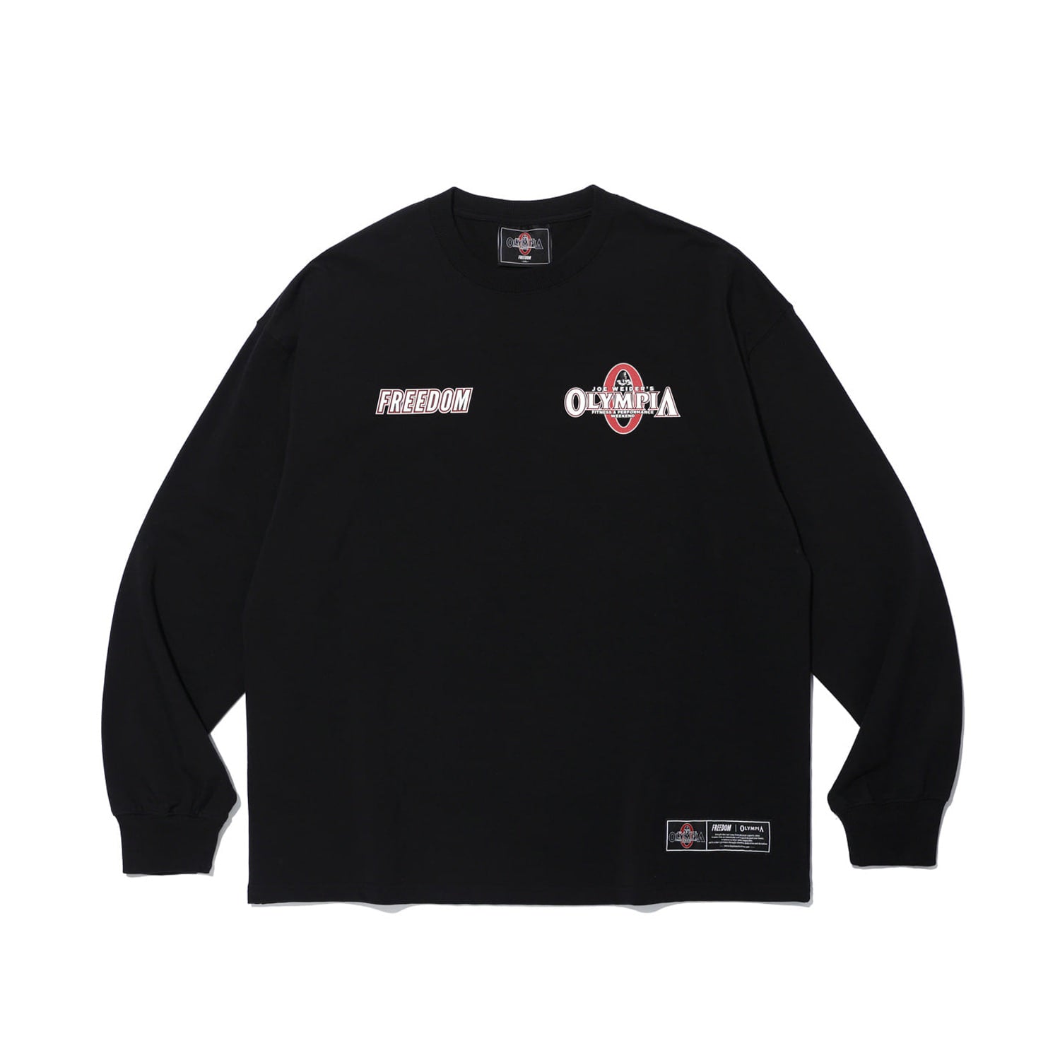 เสื้อแขนยาว Olympia Small Logo (สีดำ)