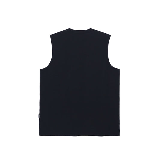 เสื้อกล้ามออกกำลังกาย Essential (สีดำ)
