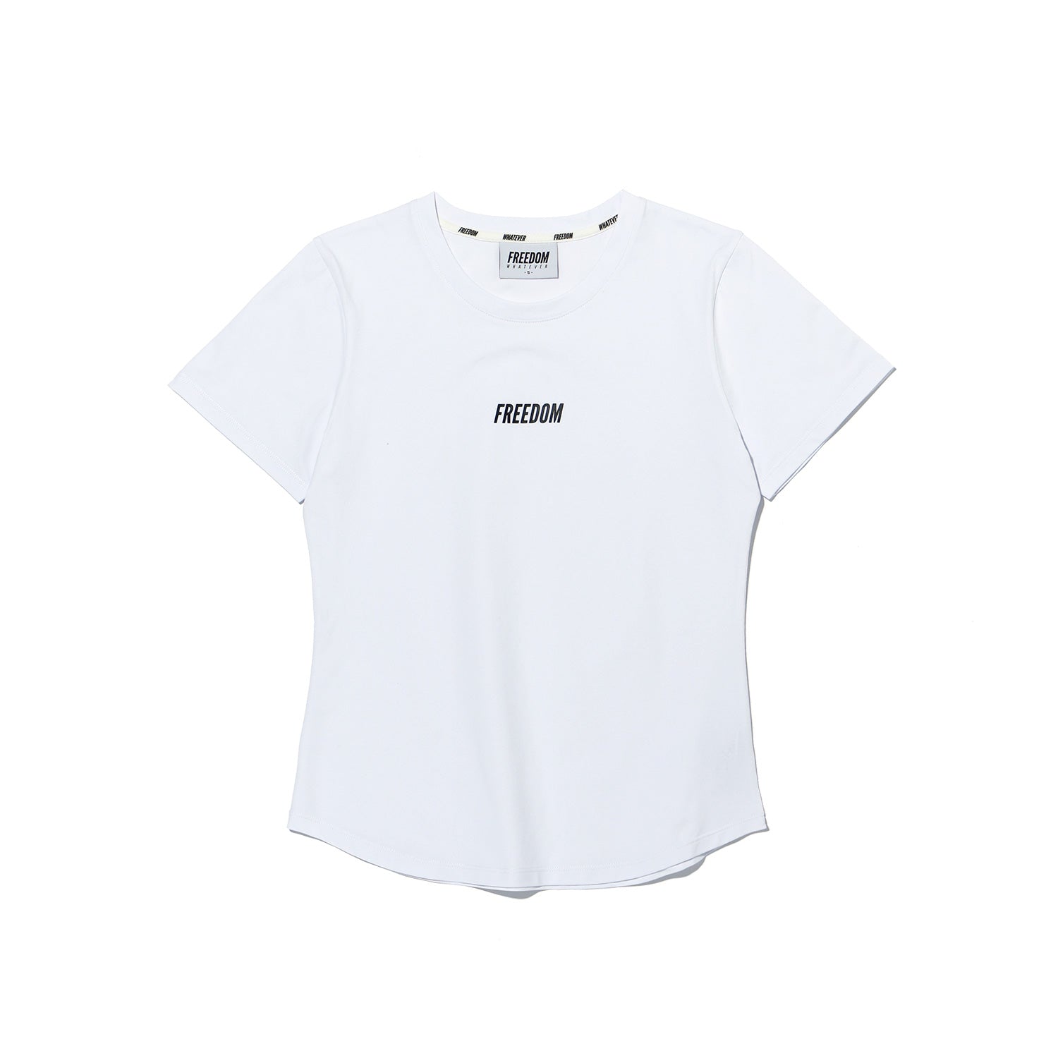 เสื้อยืดออกกำลังกายผู้หญิง Essential (สีขาว)