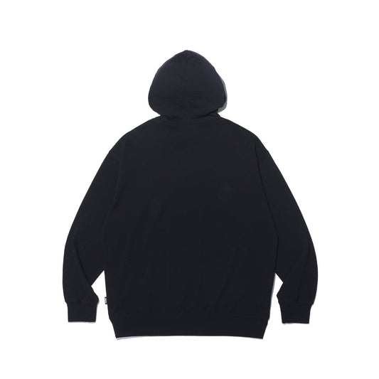 เสื้อฮู้ดลายโลโก้ Olympia (สีดำ)