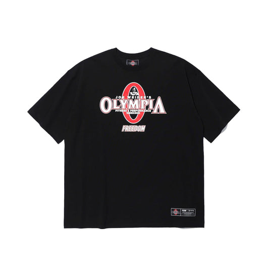 เสื้อยืดโอลิมเปียบิ๊กโลโก้ (สีดำ)