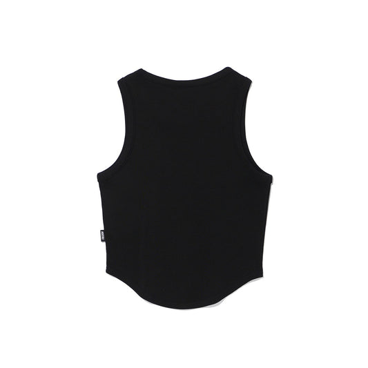 เสื้อกล้ามโลโก้เล็กสำหรับผู้หญิง (สีดำ)