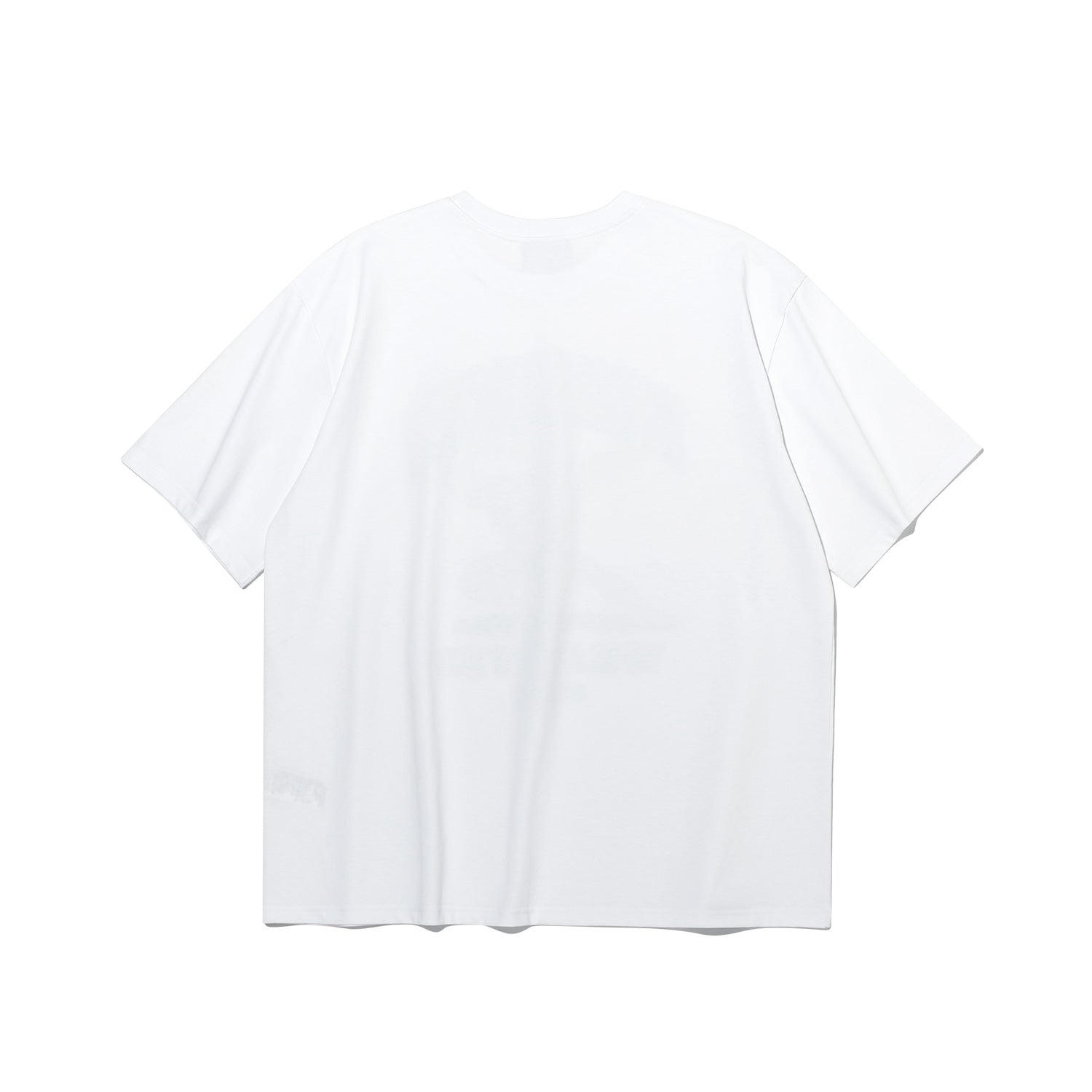 เสื้อยืดลายพิมพ์ลายผู้ชายกล้ามแขนโดดเด่น (สีขาว)