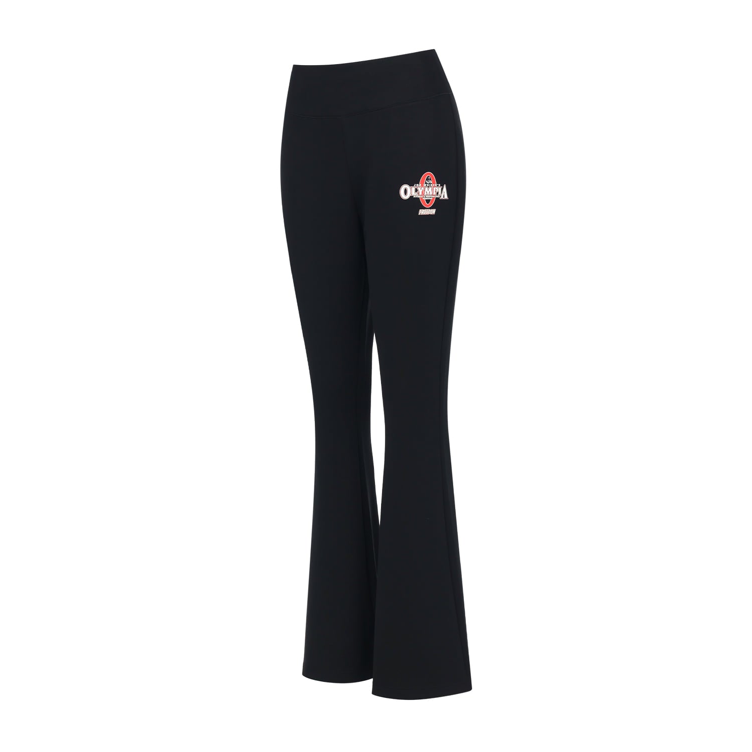 กางเกงสตรี Olympia ทรง Slim Bootcut (สีดำ)