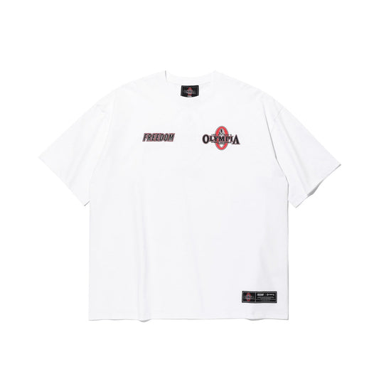 เสื้อยืด Olympia Small Logo (สีขาว)
