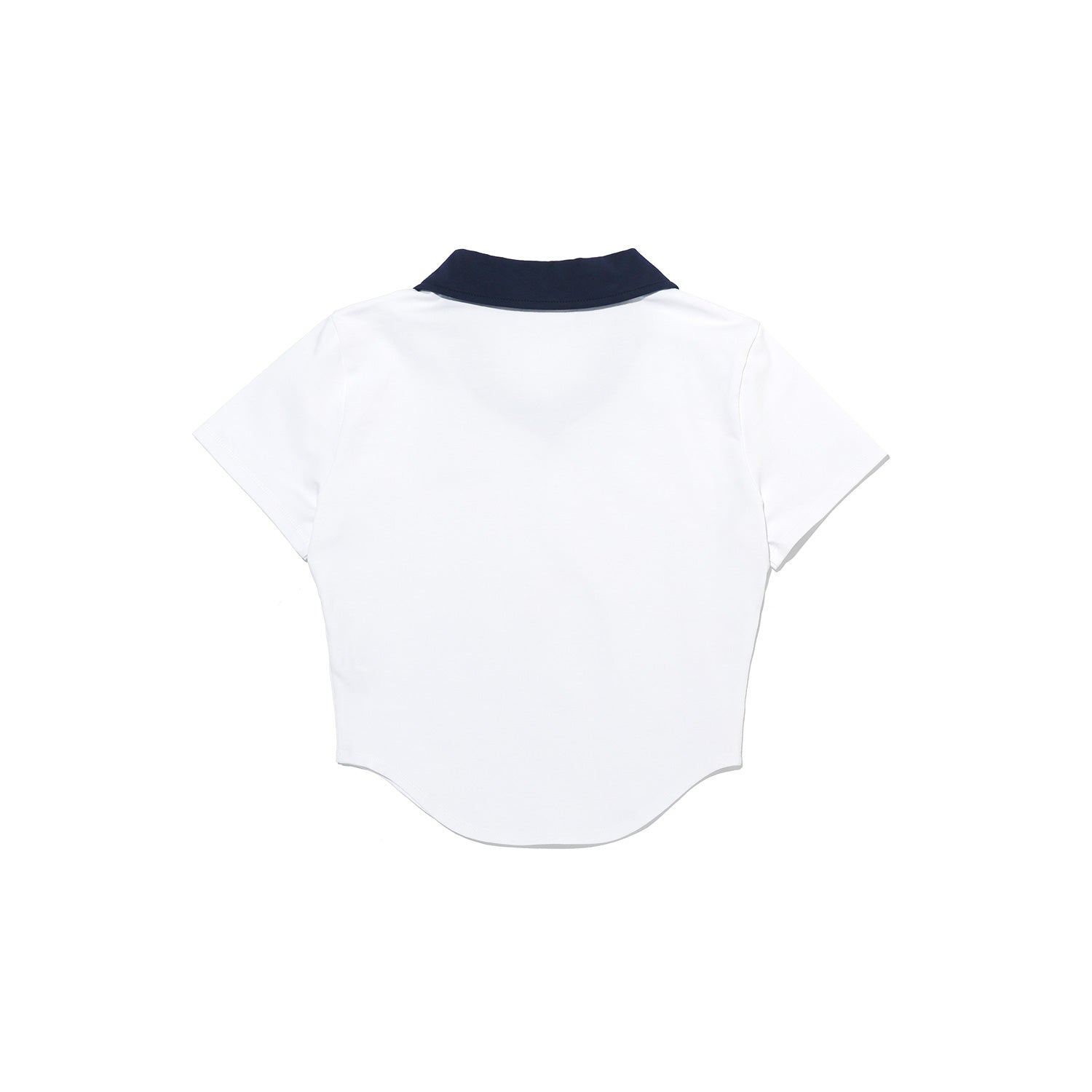 เสื้อเชิ้ตคอปกเปิด แขนสั้น (สีขาว)