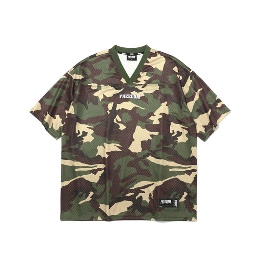 เสื้อรักบี้ตาข่ายทั้งตัว (ลายพรางอ่อน)
