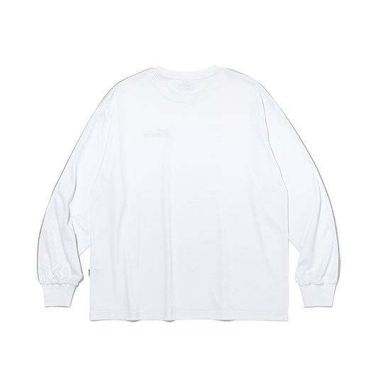 เสื้อแขนยาวตาข่าย Sideline (สีขาว)