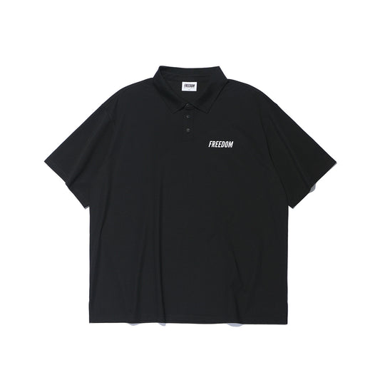 เสื้อยืดโปโลผ้าปิเก้ (สีดำ)