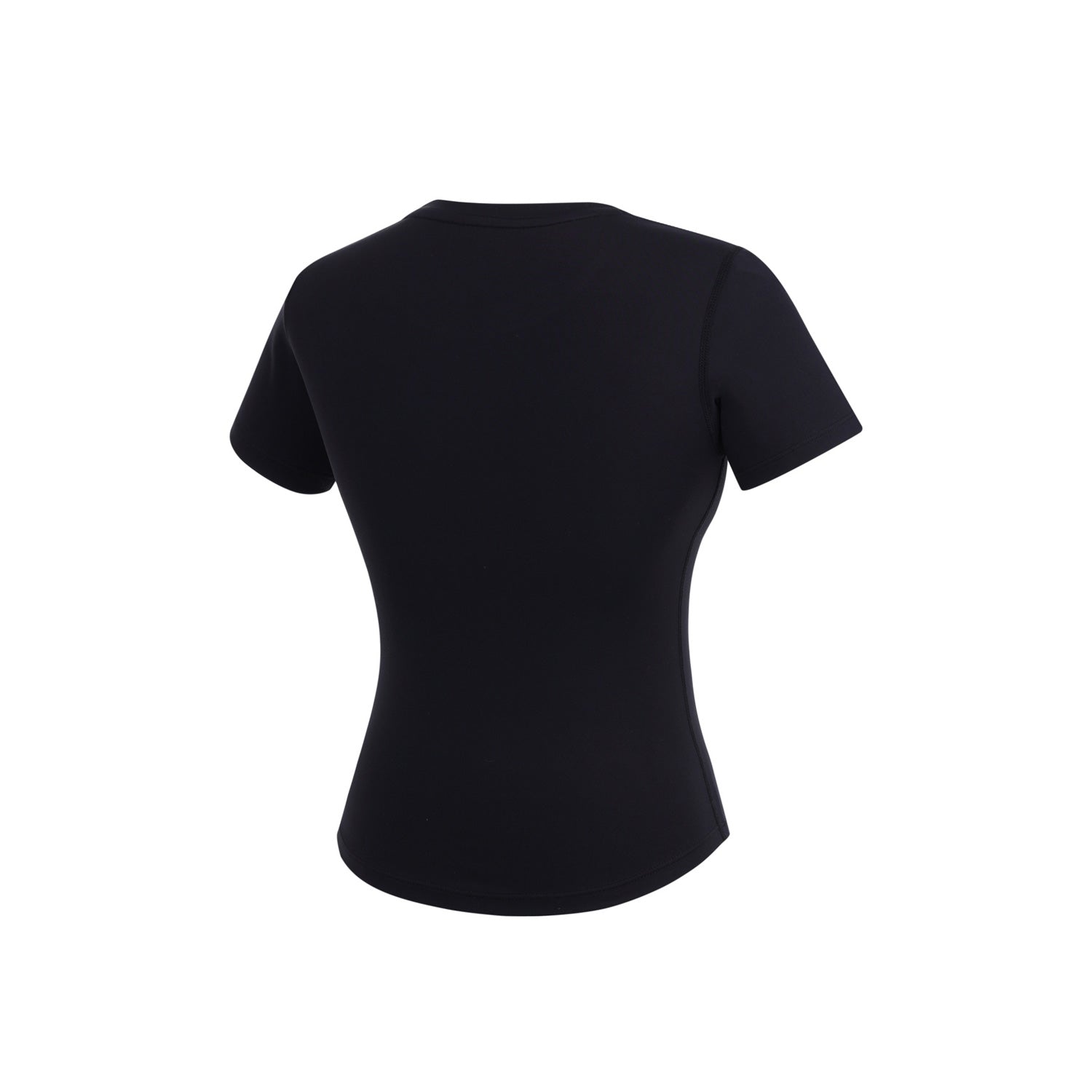 เสื้อครอปเอวลอย Essential (สีดำ)