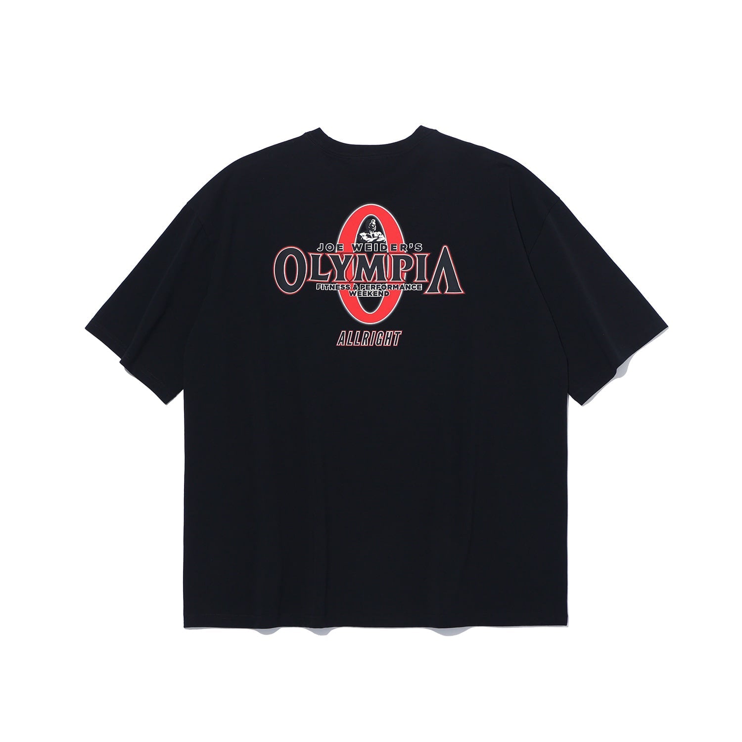 เสื้อยืด Olympia ALLRIGHT โลโก้เล็ก (สีดำ)