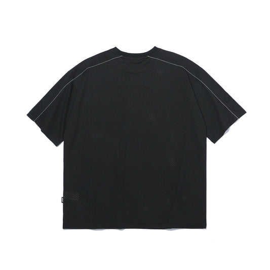 เสื้อยืดผ้าตาข่าย sideline (สีดำ)