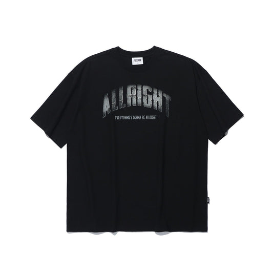 เสื้อยืด All Right 24 Rise (สีดำ)