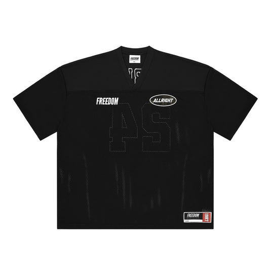 เสื้อเจอร์ซีย์รักบี้ตาข่ายลายพราง ALLRIGHT (สีดำ)