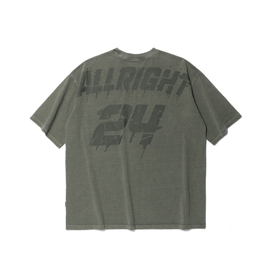 เสื้อยืด Pigment ALLRIGHT 24 (สีกากี)