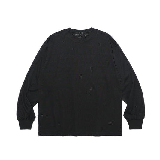 เสื้อตาข่ายแขนยาว Sideline (สีดำ)