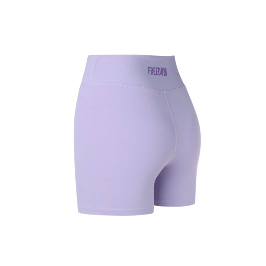 กางเกงปั่นจักรยานขาสั้น Women's Freedom Small Logo (สีม่วง)