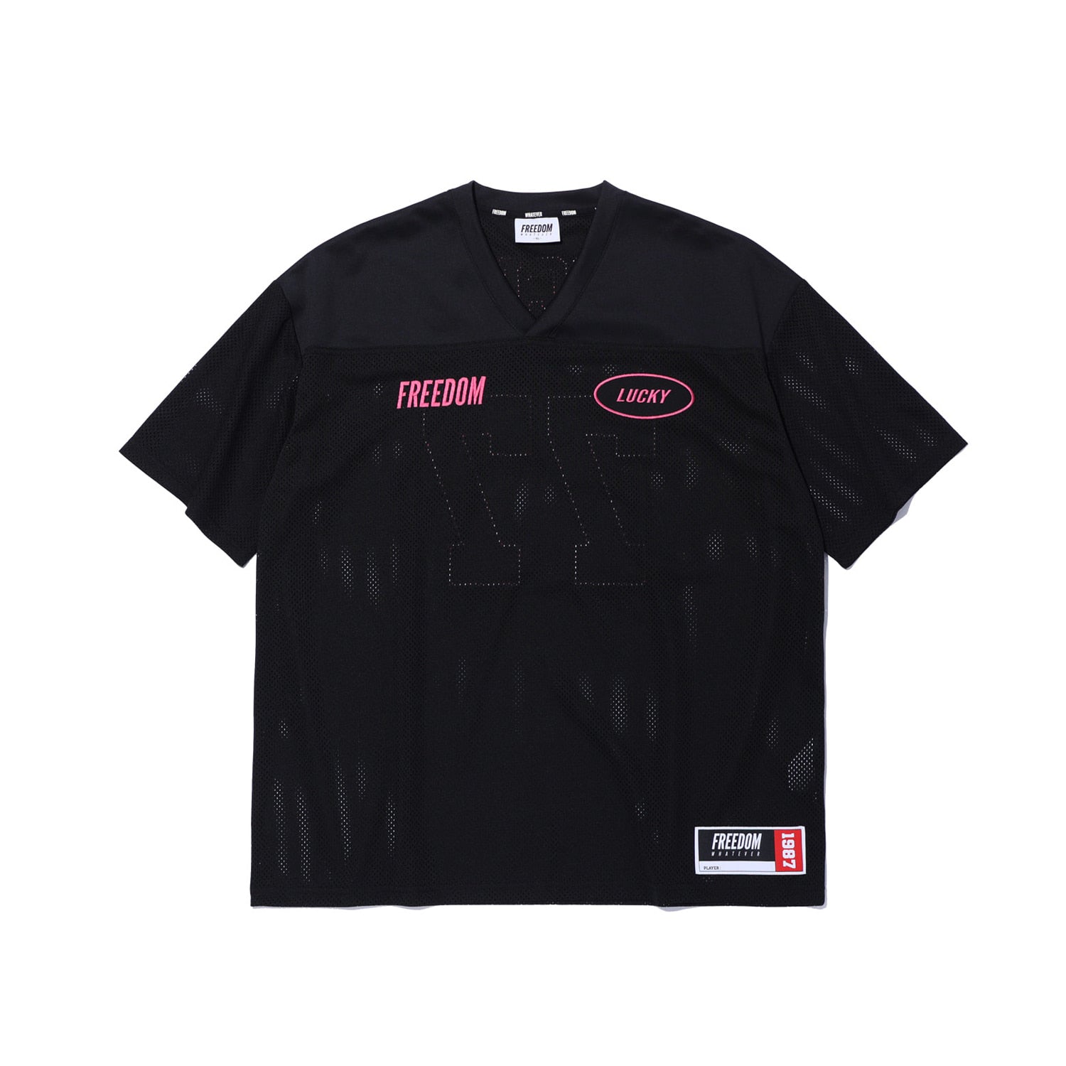 เสื้อรักบี้ลายลัคกี้ (สีดำ)