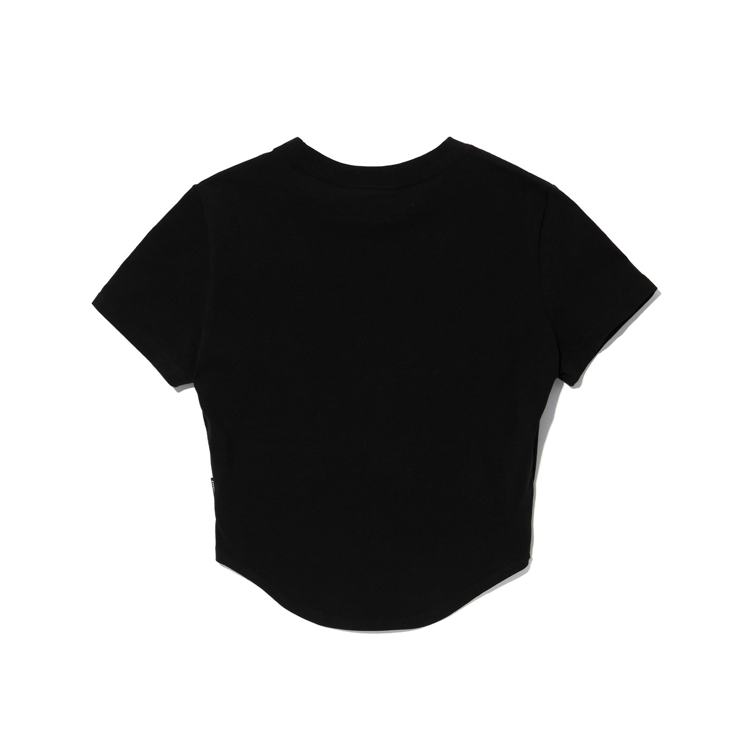 เสื้อยืดครอป Big Logo Olympia สำหรับผู้หญิง (สีดำ)