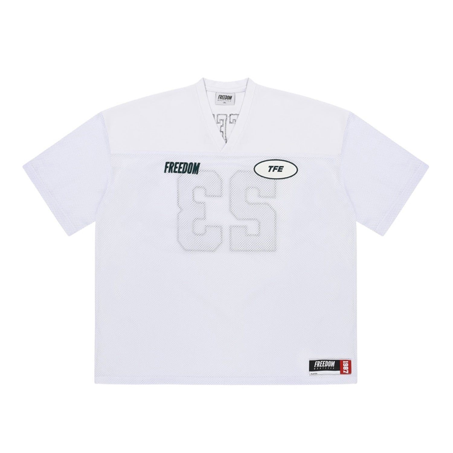 เสื้อรักบี้ตาข่าย TFE (สีขาว)