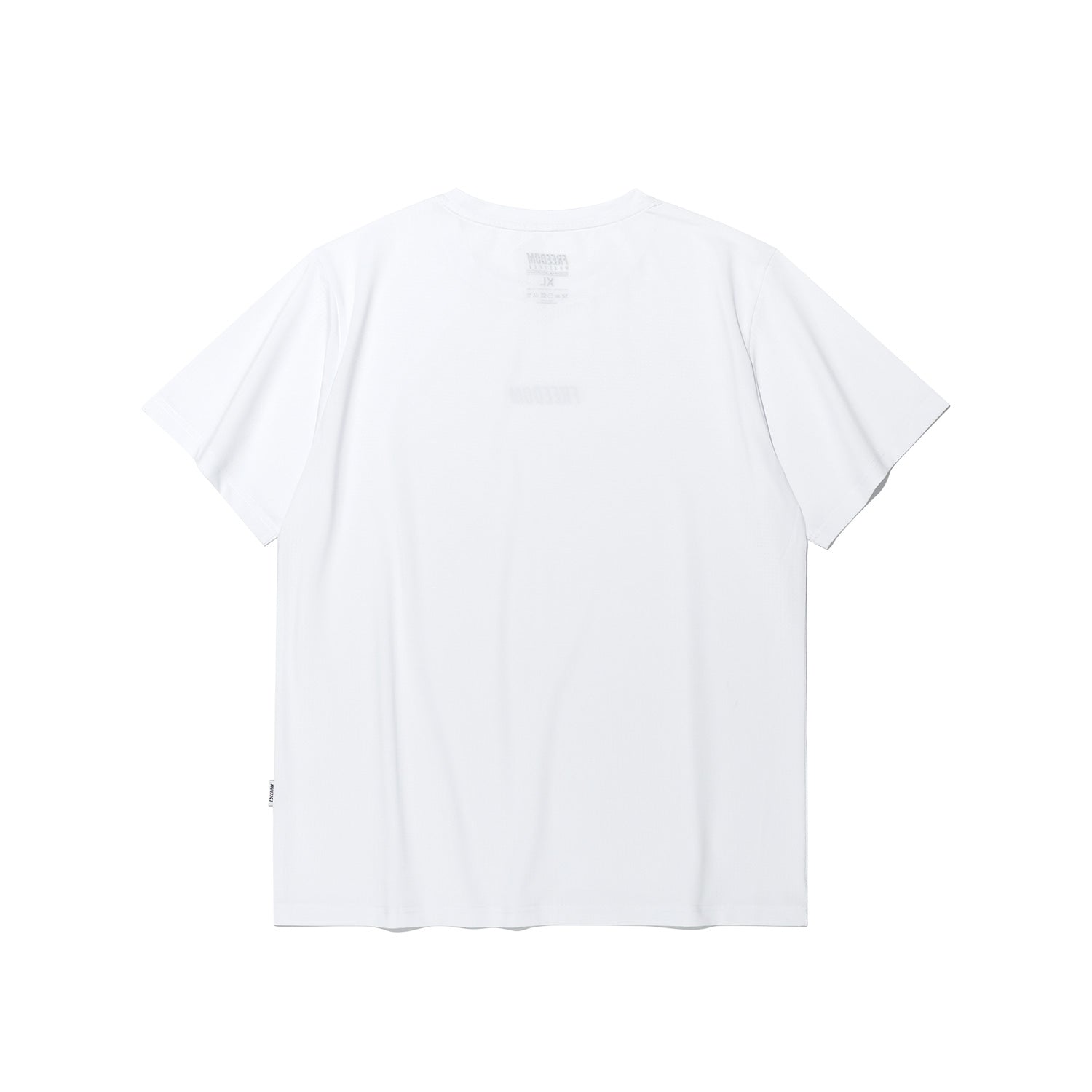 เสื้อยืดทรงรัดรูปผ้าตาข่าย (สีขาว)