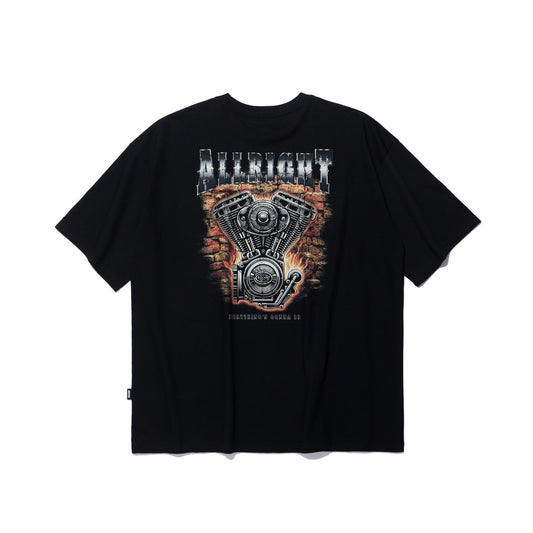 เสื้อยืด All Right Iron Spirit (สีดำ)