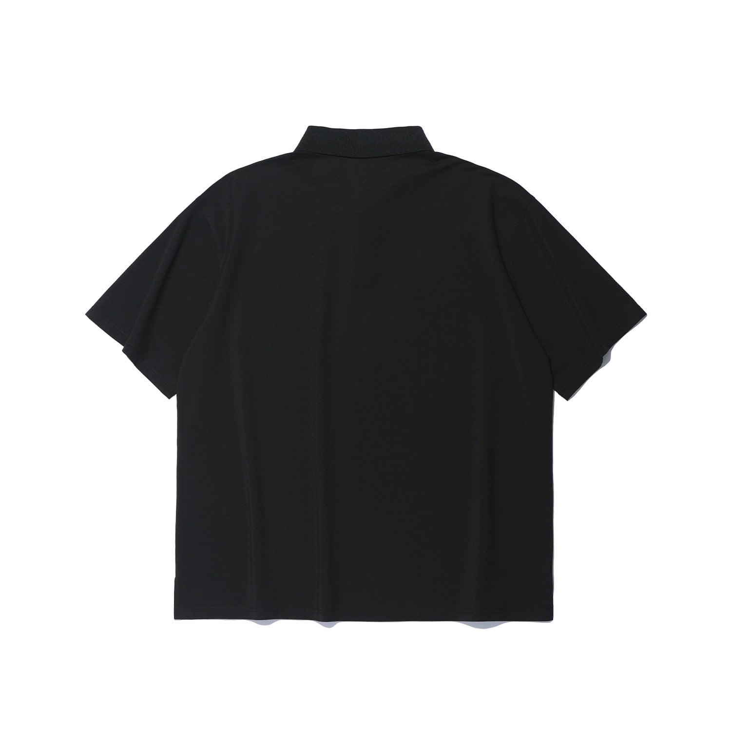 เสื้อยืดโปโลผ้าปิเก้ (สีดำ)
