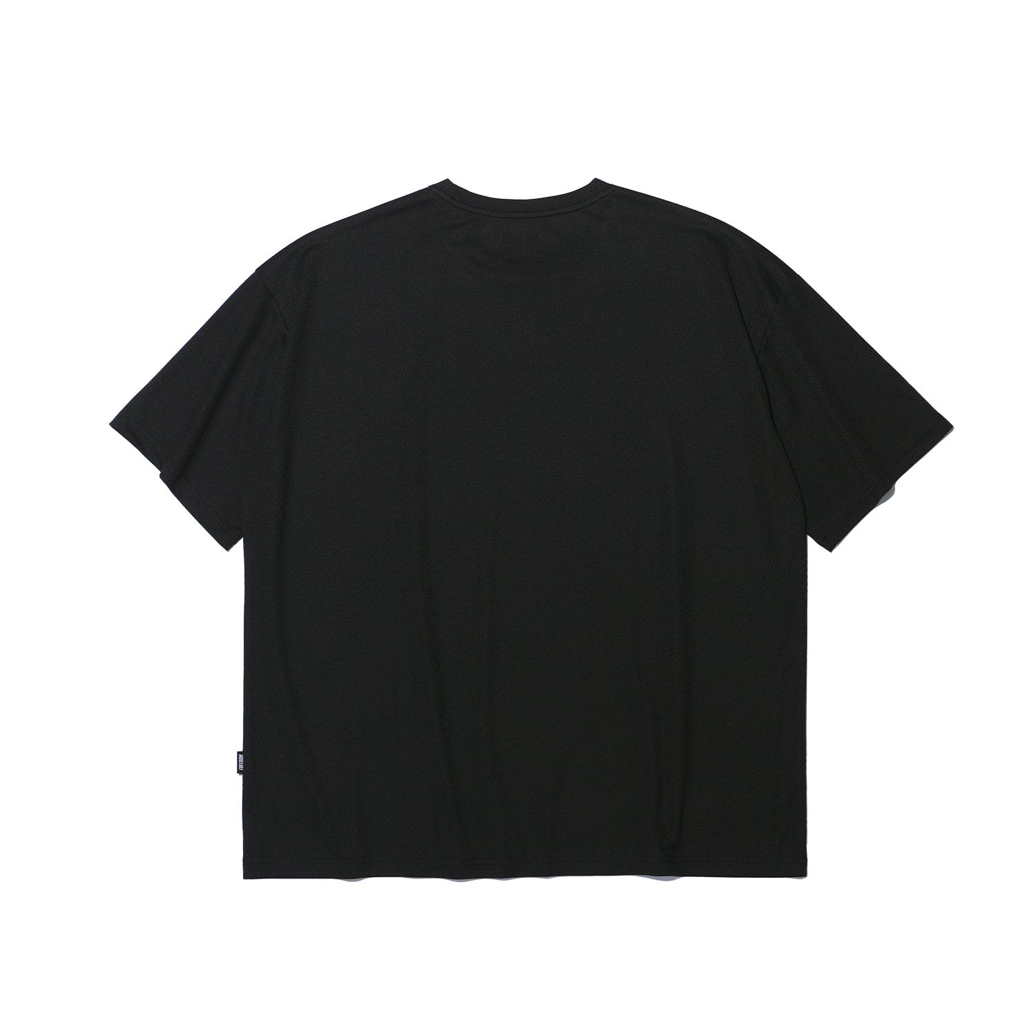 เสื้อยืดโอเวอร์ไซส์ผ้าตาข่าย (สีดำ)