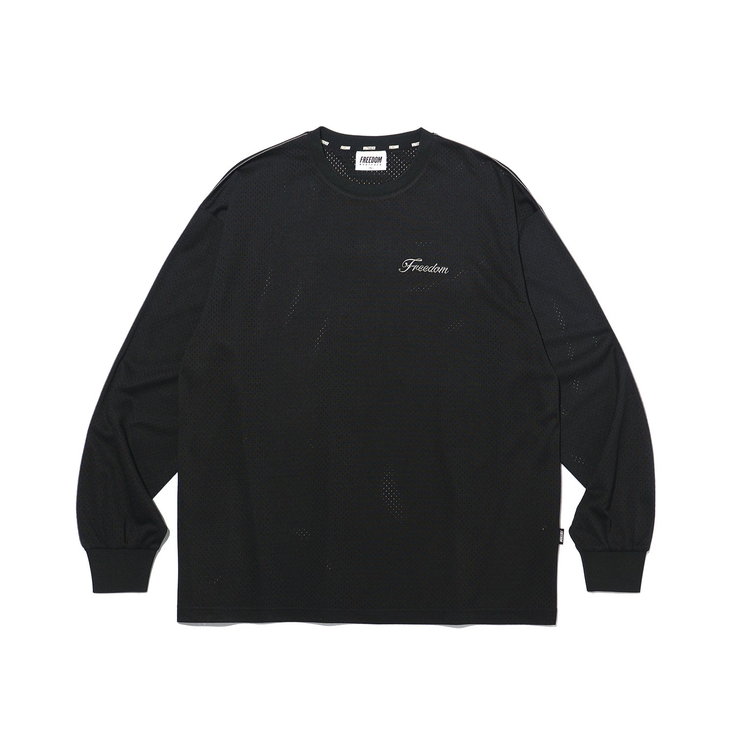 เสื้อตาข่ายแขนยาว Sideline (สีดำ)