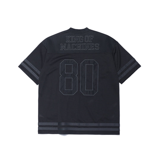 GYM80 เสื้อรักบี้ตาข่าย (สีดำ)