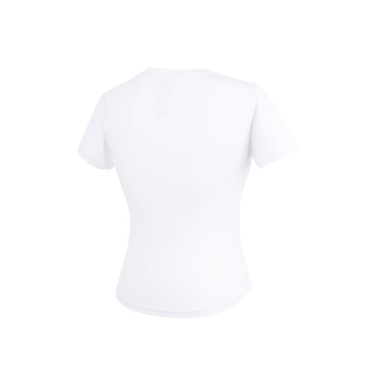 เสื้อยืดครอปโค้ง Essential (สีขาว)