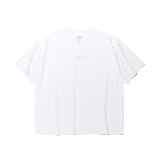 เสื้อยืดโอเวอร์ไซส์ผ้าตาข่ายคูลลิ่ง (สีขาว)