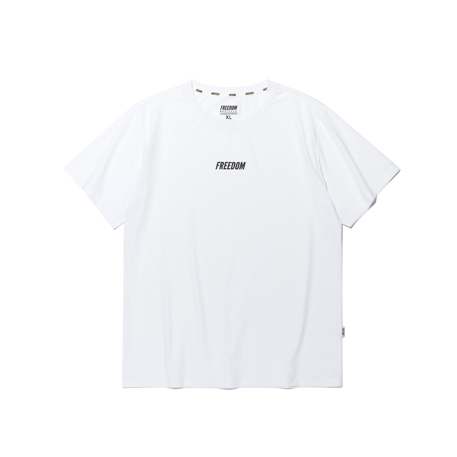 เสื้อยืดทรงรัดรูปผ้าตาข่าย (สีขาว)